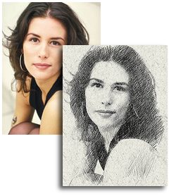 Before and After Pencil Sketch