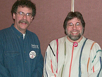 Steve Wozniak and friend Fred Showker