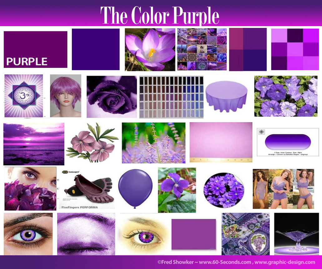 The color purple sample page